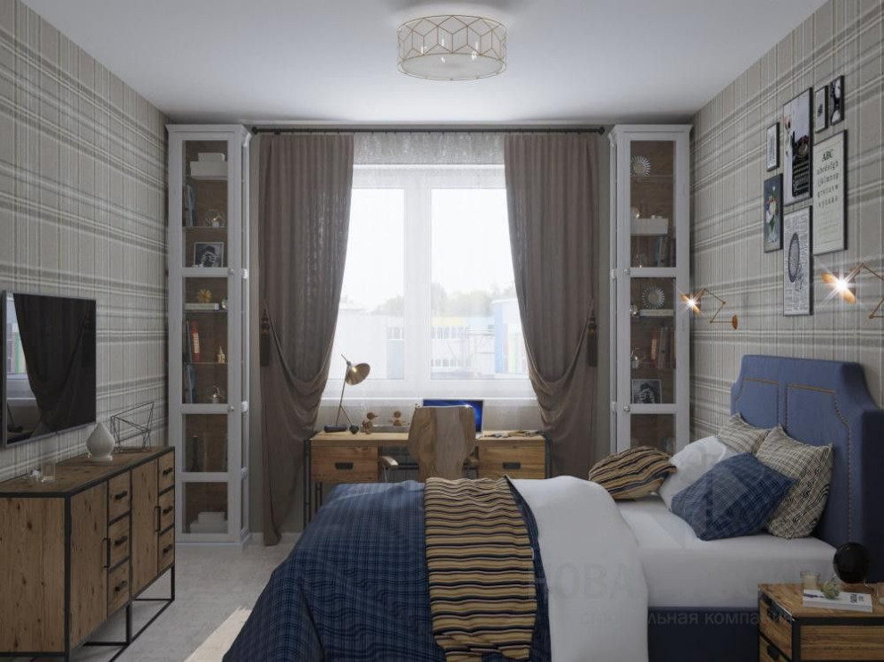 Дизайн-проект однокомнатной квартиры 40 кв.м в ЖК «Поколение»