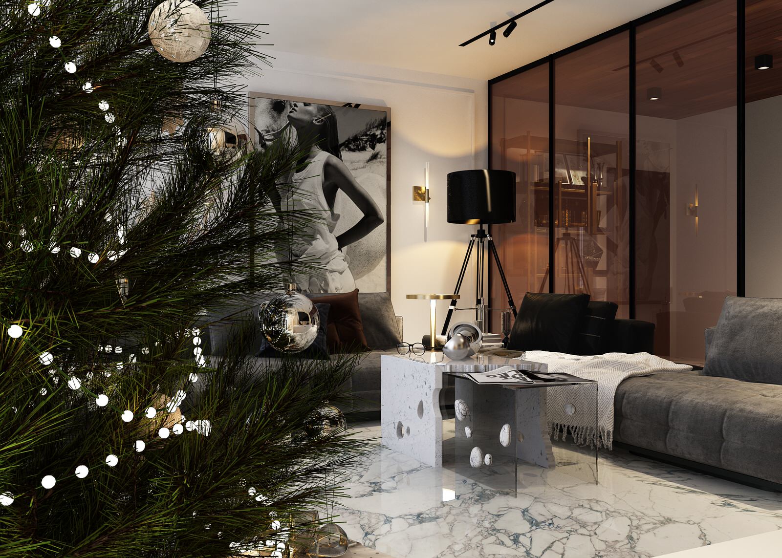 Vacation home. Living room