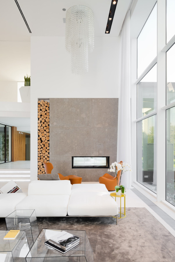 Houzz тур: Современная вилла в диалоге с подмосковной природой