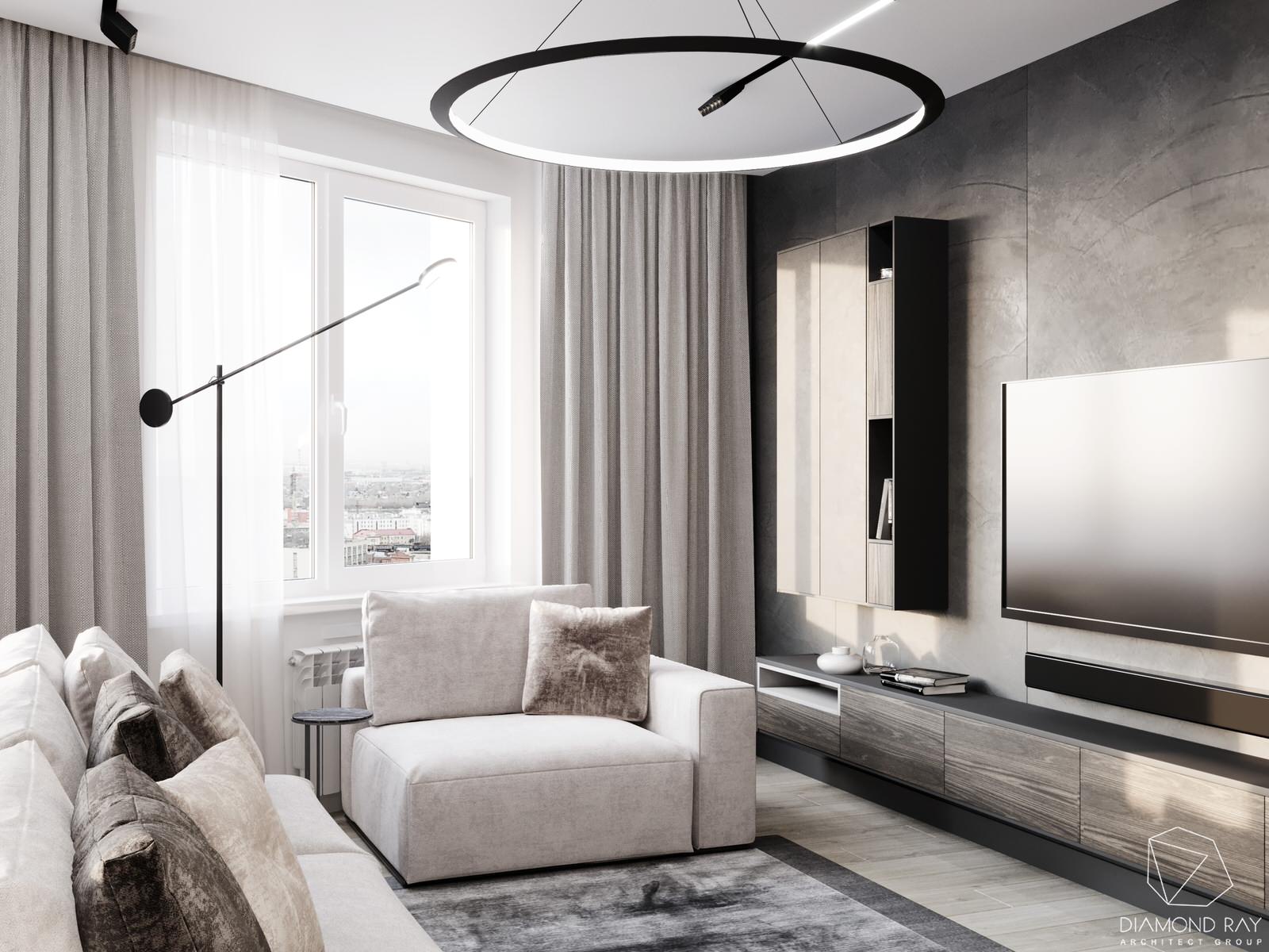 Интерьер квартиры в ЖК Флотилия 120 м2