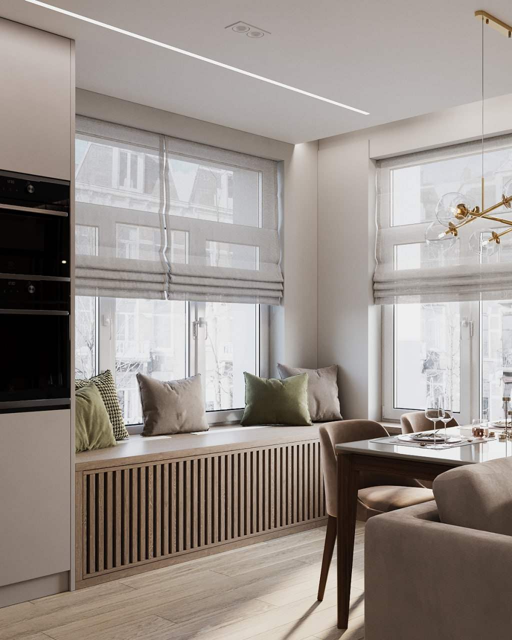 Дизайн-проект квартиры 60 кв.м в современном стиле