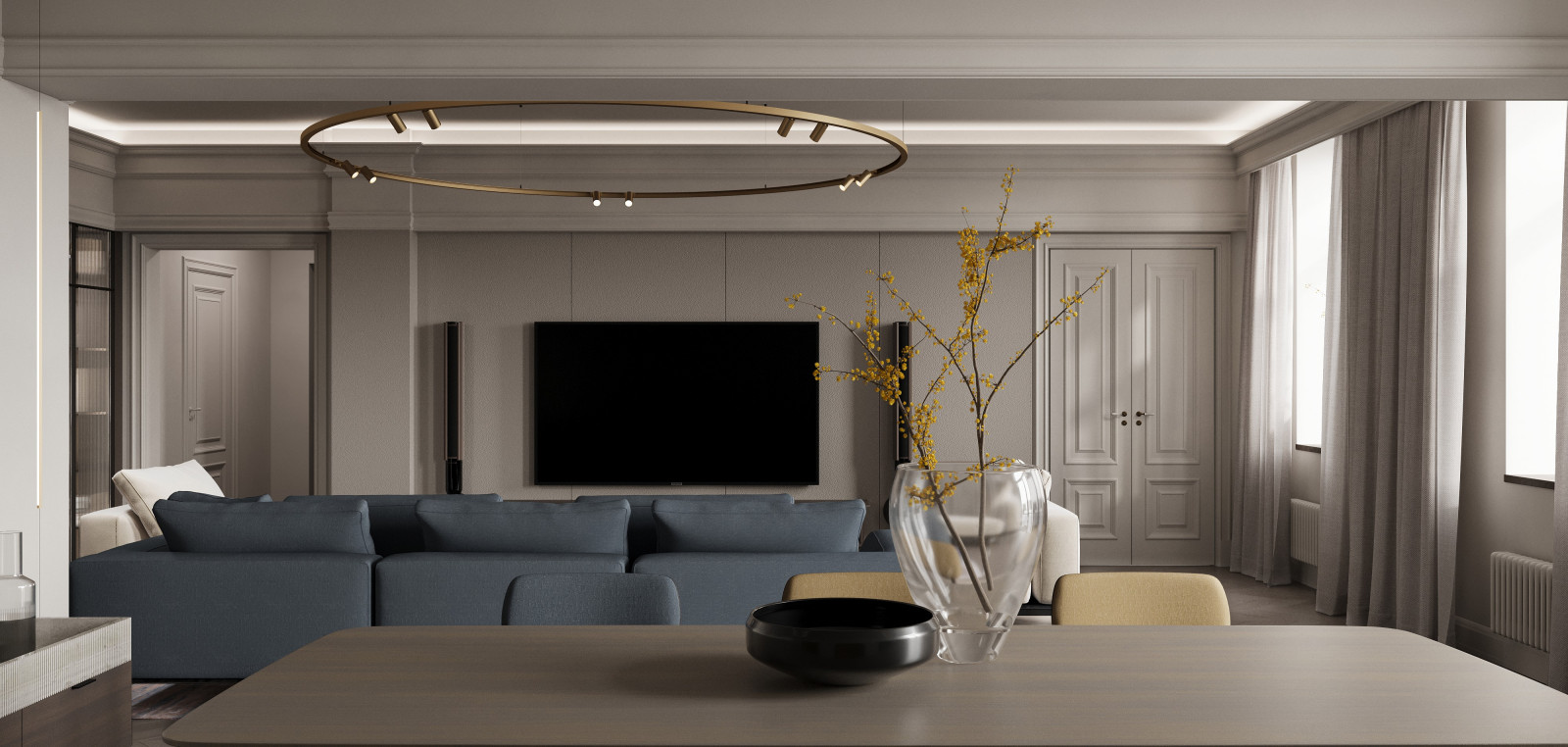 Квартира 120м2 на Фрунзенской Набережной