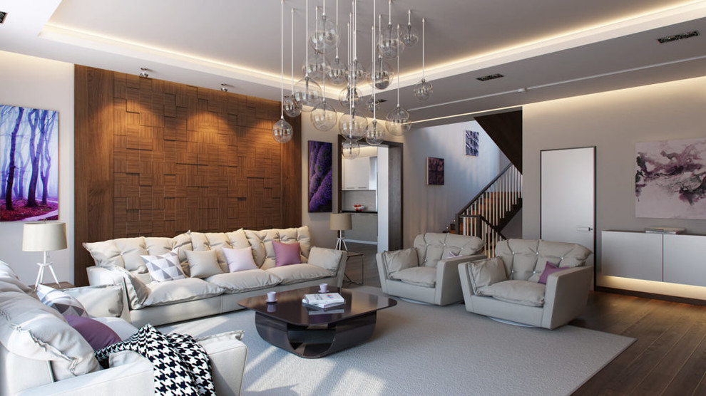 Обложка проекта: Дизайн дома в современном стиле для большой семьи