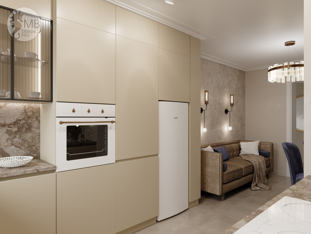 Квартира в карамельных тонах в современном стиле