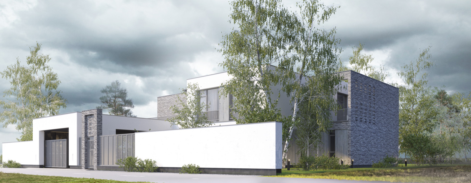 Дом с эксплуатируемой кровлей