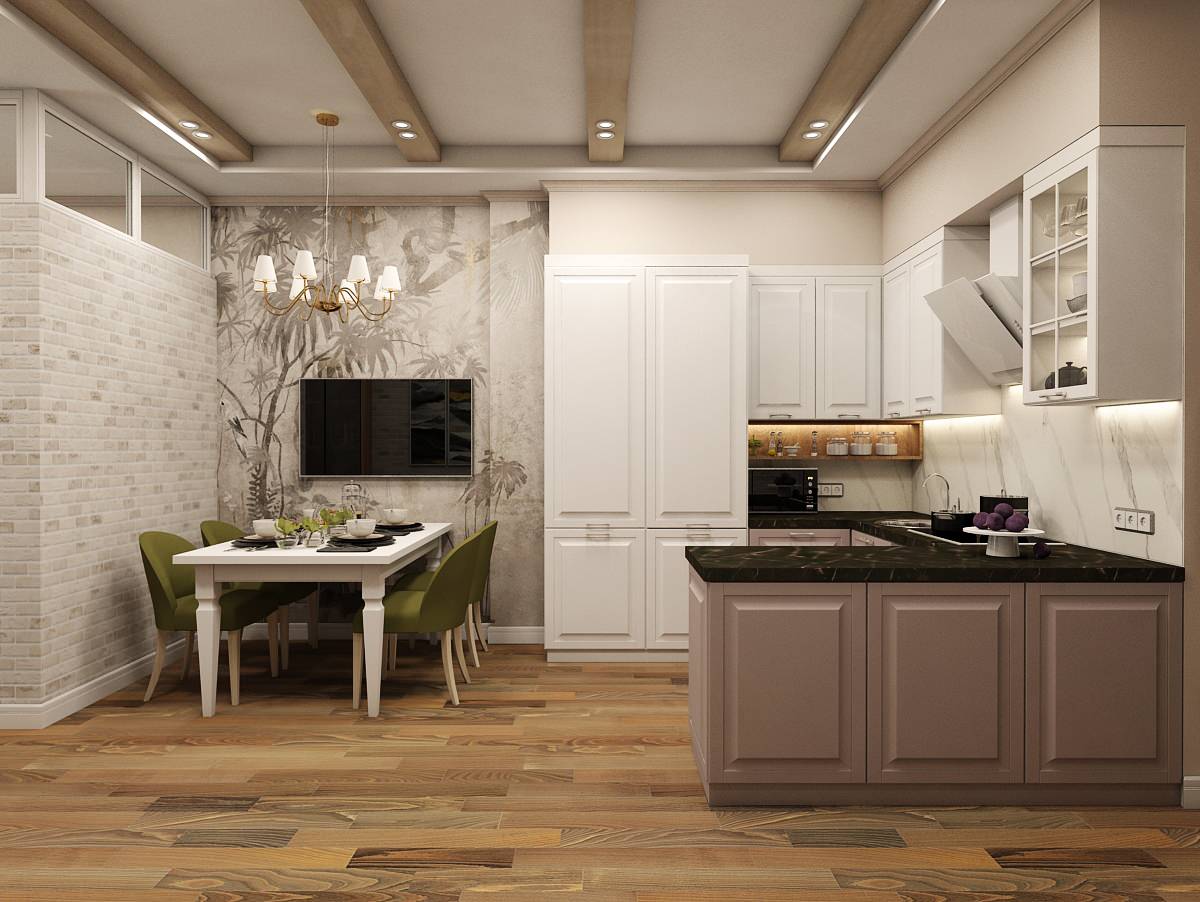 Обложка проекта: Квартира в ЖК "Мандарин-парк"