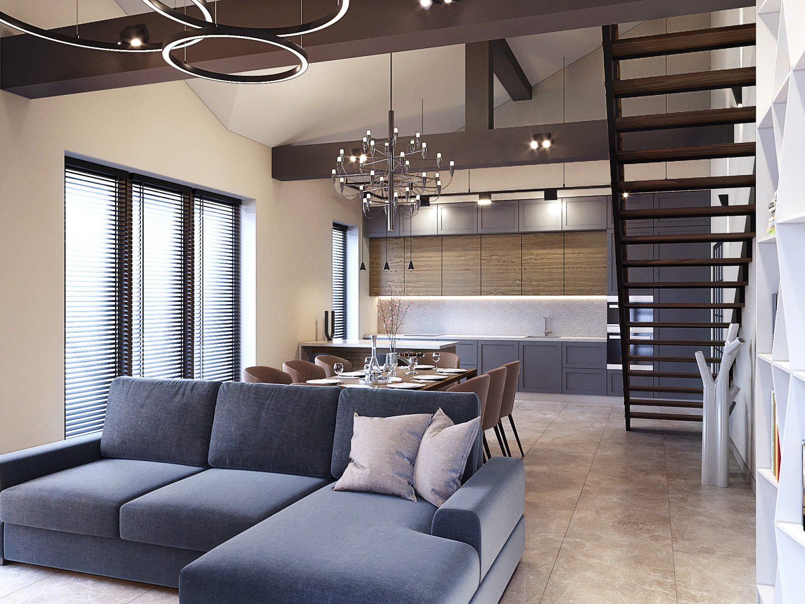 Гостиная со вторым светом