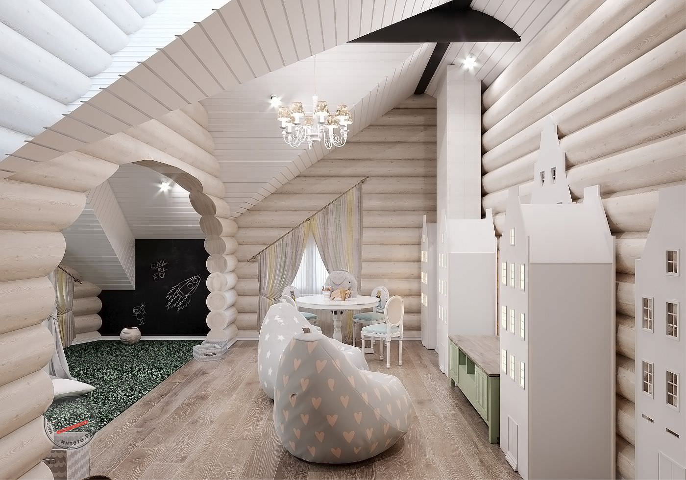 Дом из кругляка в Иркутске