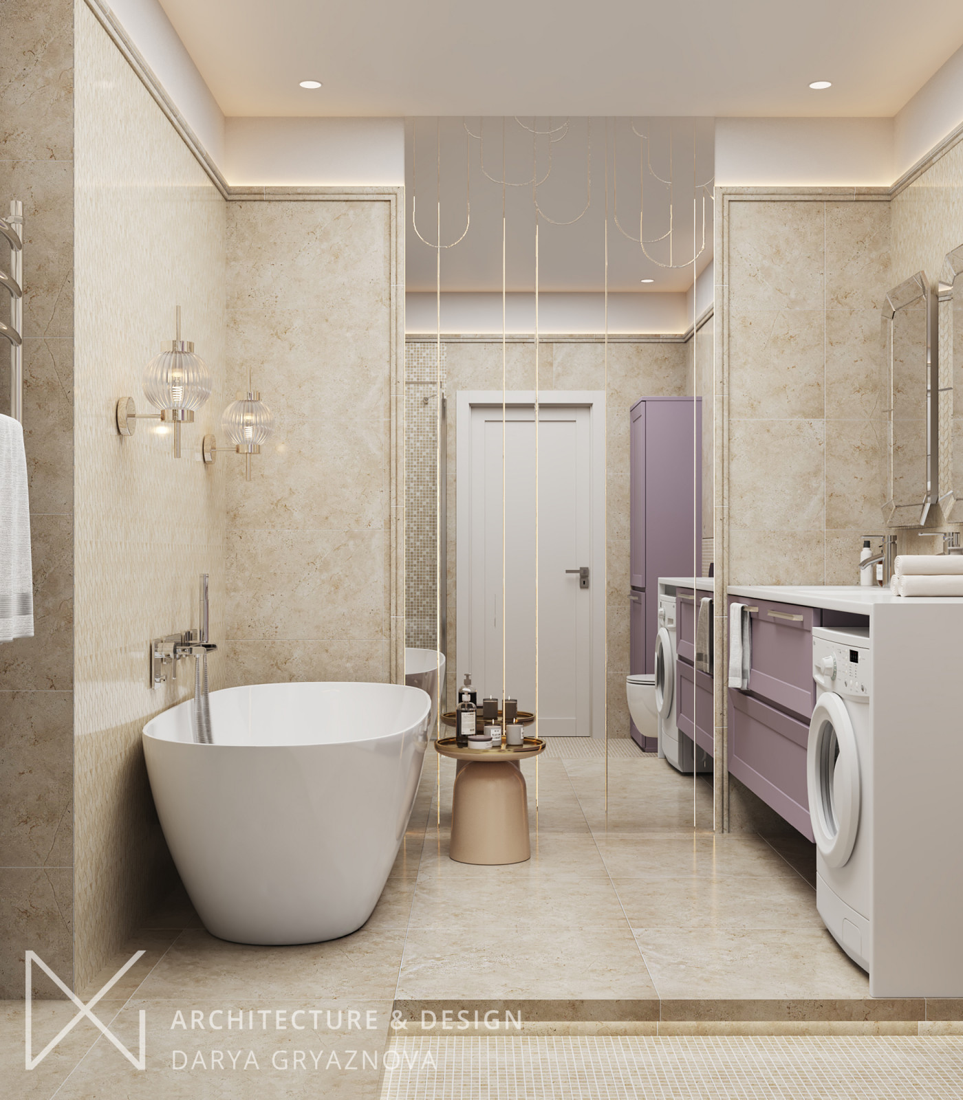 Монохромная городская квартира