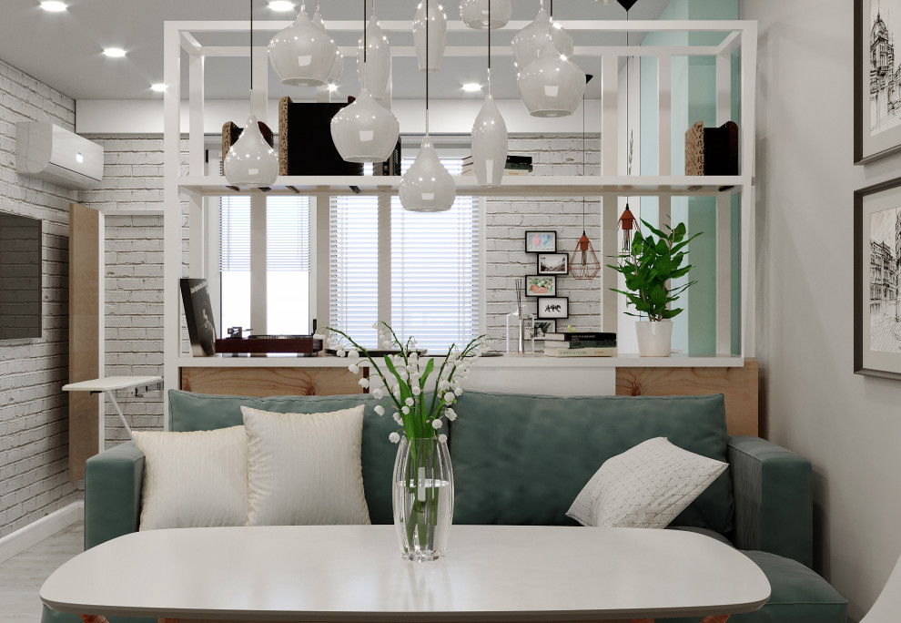 квартира для молодой семьи с ребёнком - гостиная