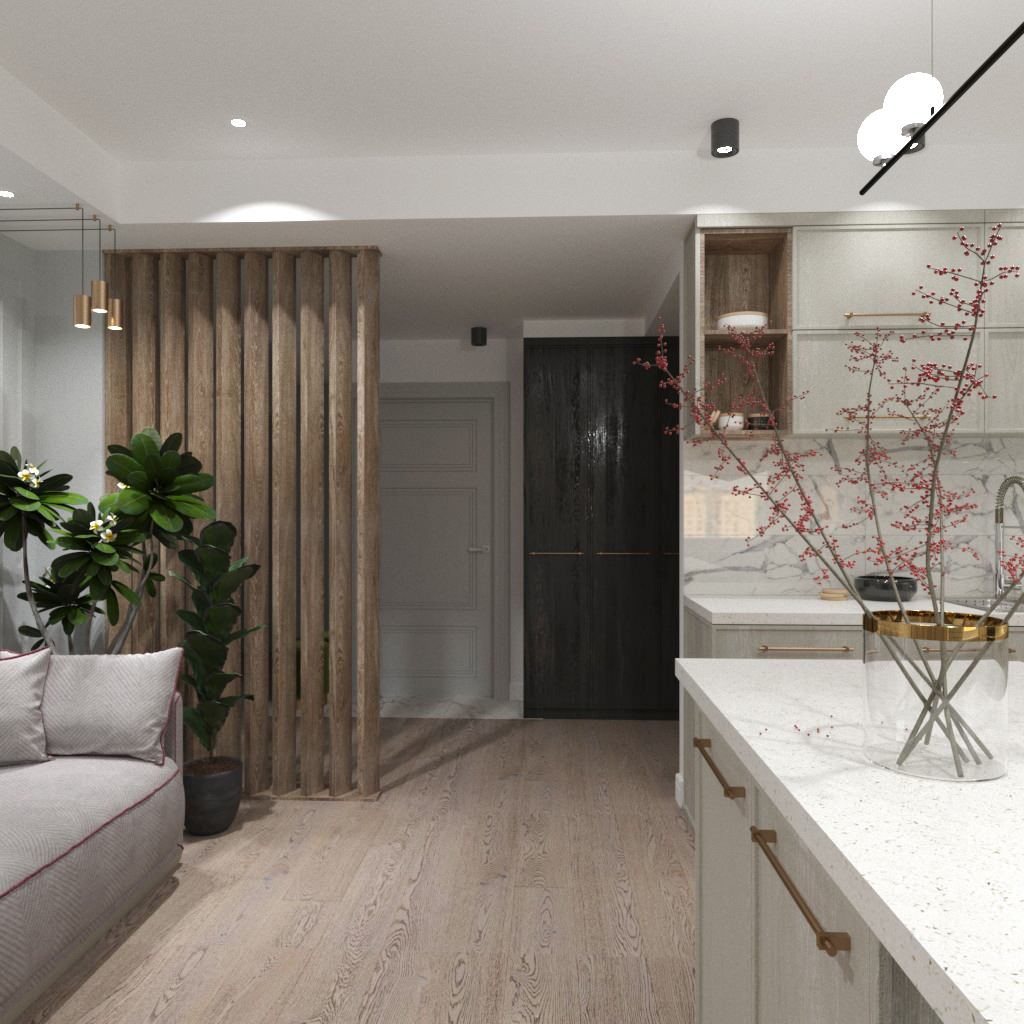 Кухня-гостиная в Питере