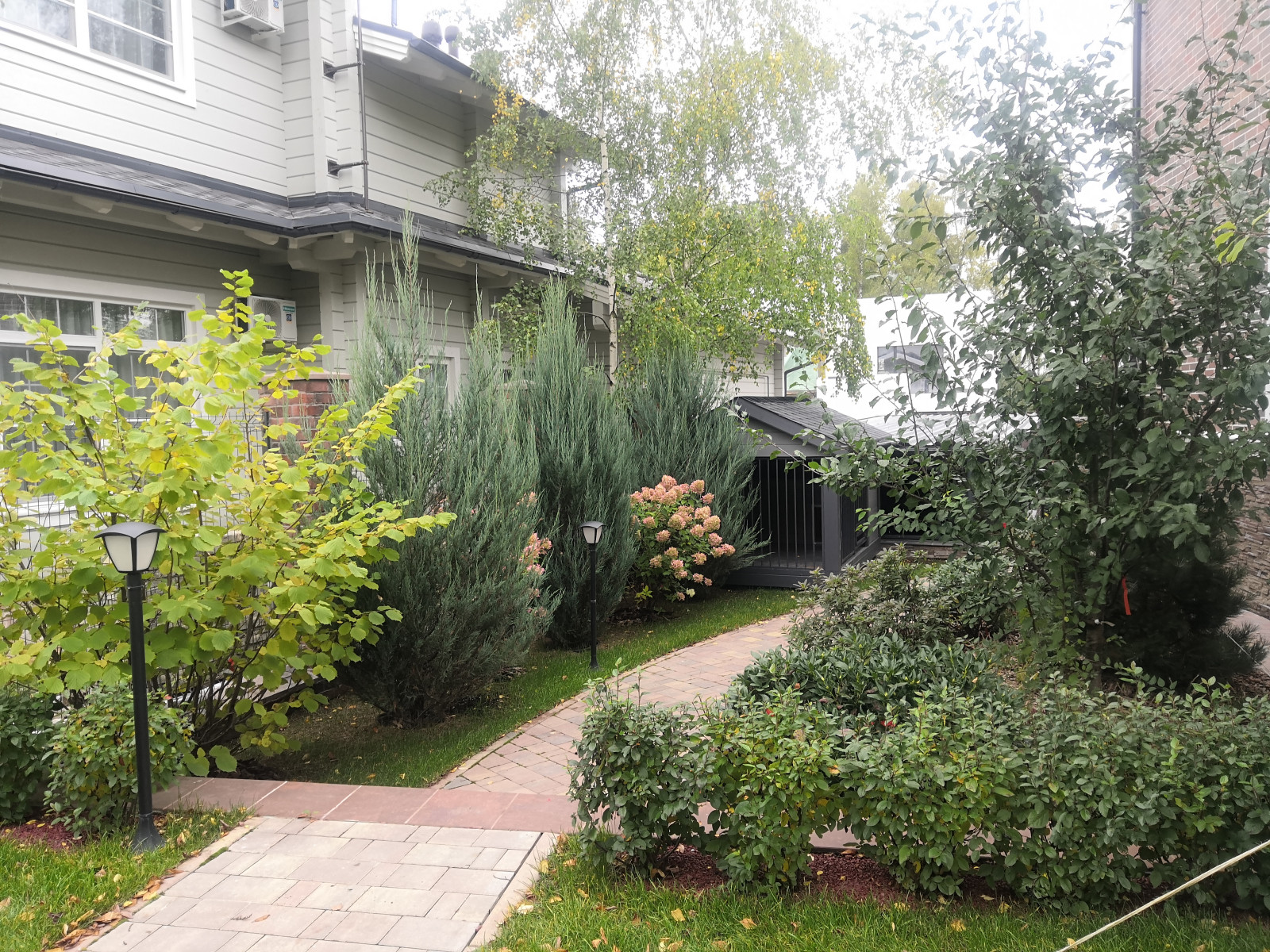 Landscape design of the territory (Moscow region, Sareevo village)