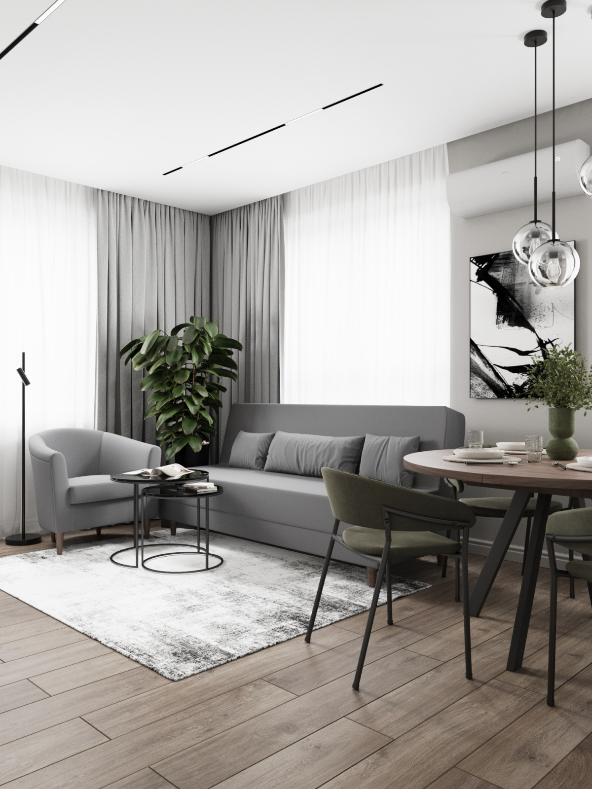 кухня-гостиная