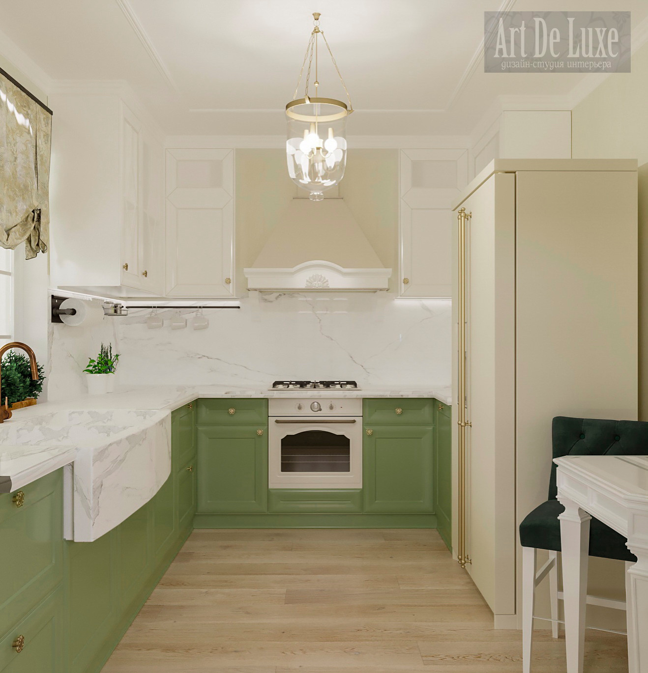 Кухня в частном доме, вариант 2