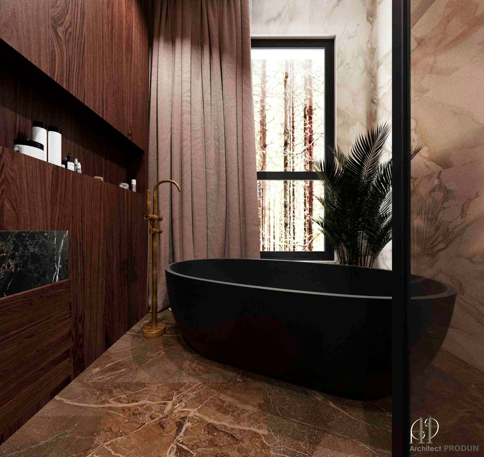 Ванная 2 этаж загородного дома