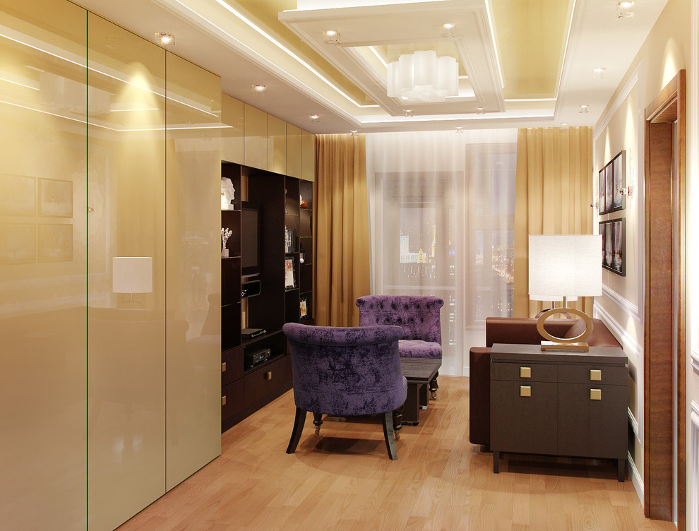 Дизайн-проект интерьера однокомнатной квартиры