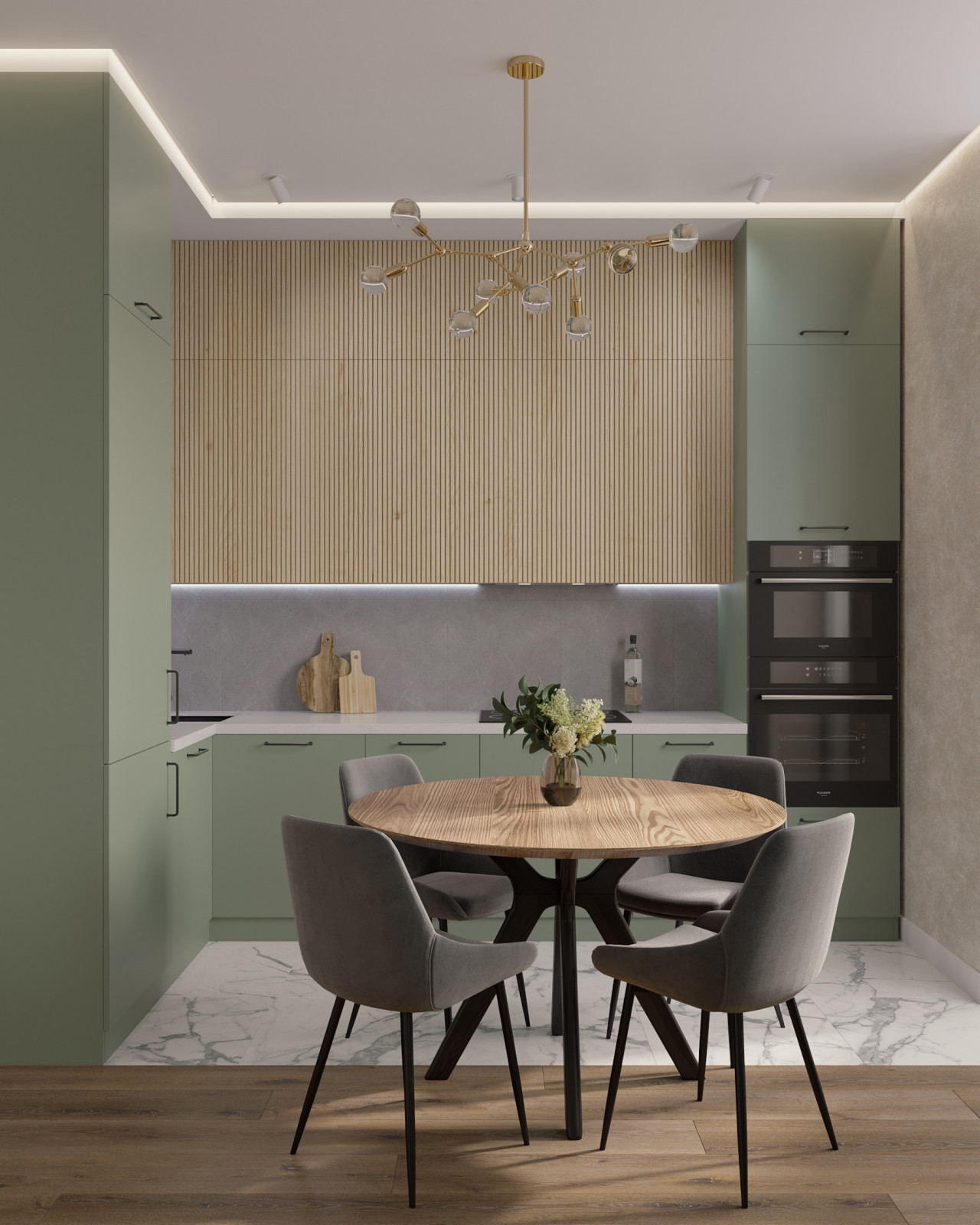 Обложка проекта: Кухня-гостиная