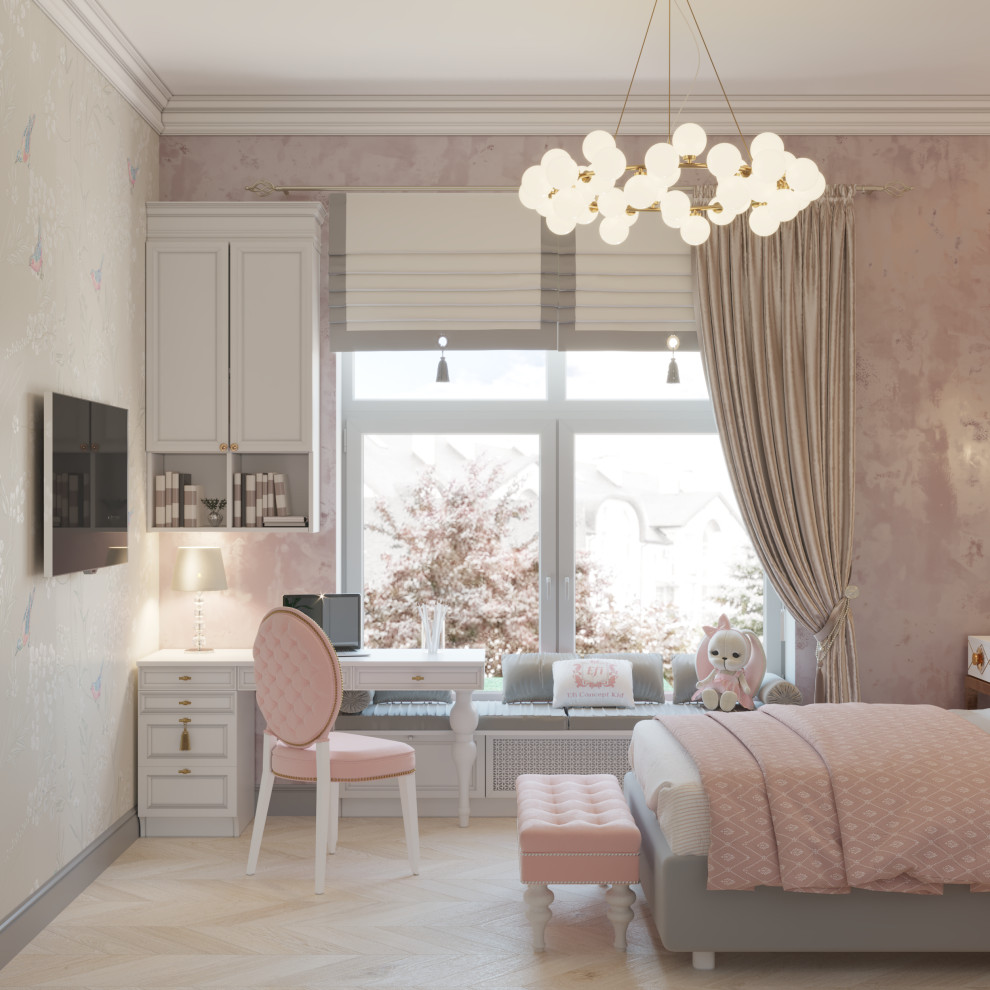 Рабочая зона в детской комнате