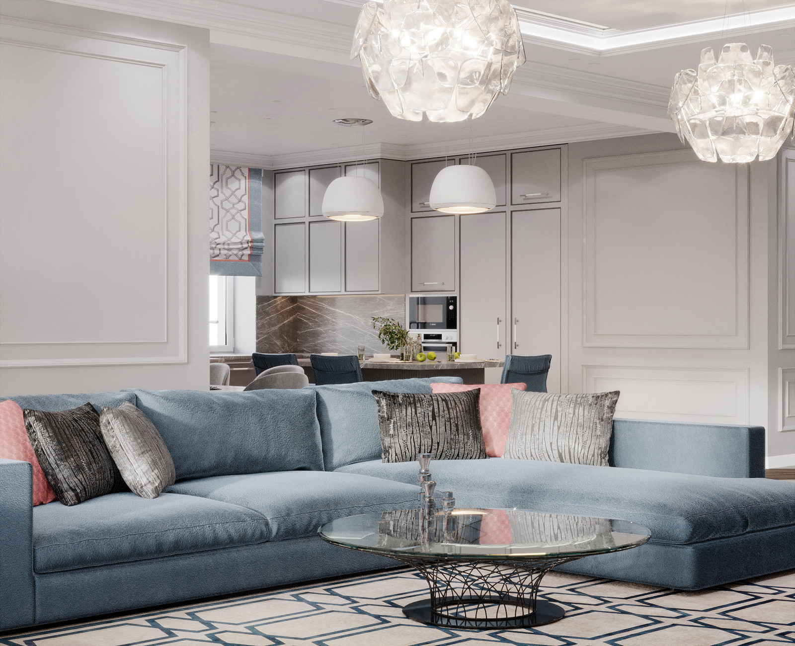 Дом в стиле эклектика для семьи трех поколений