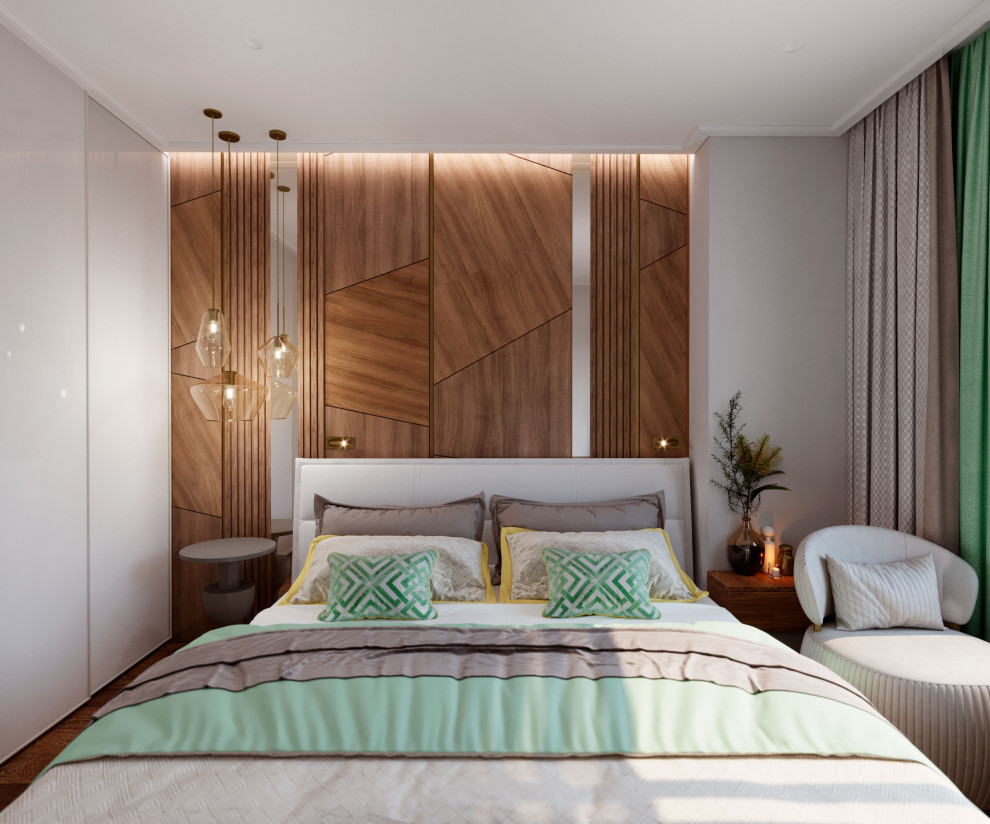 Гостиная-кухня в ЖК "Небо"