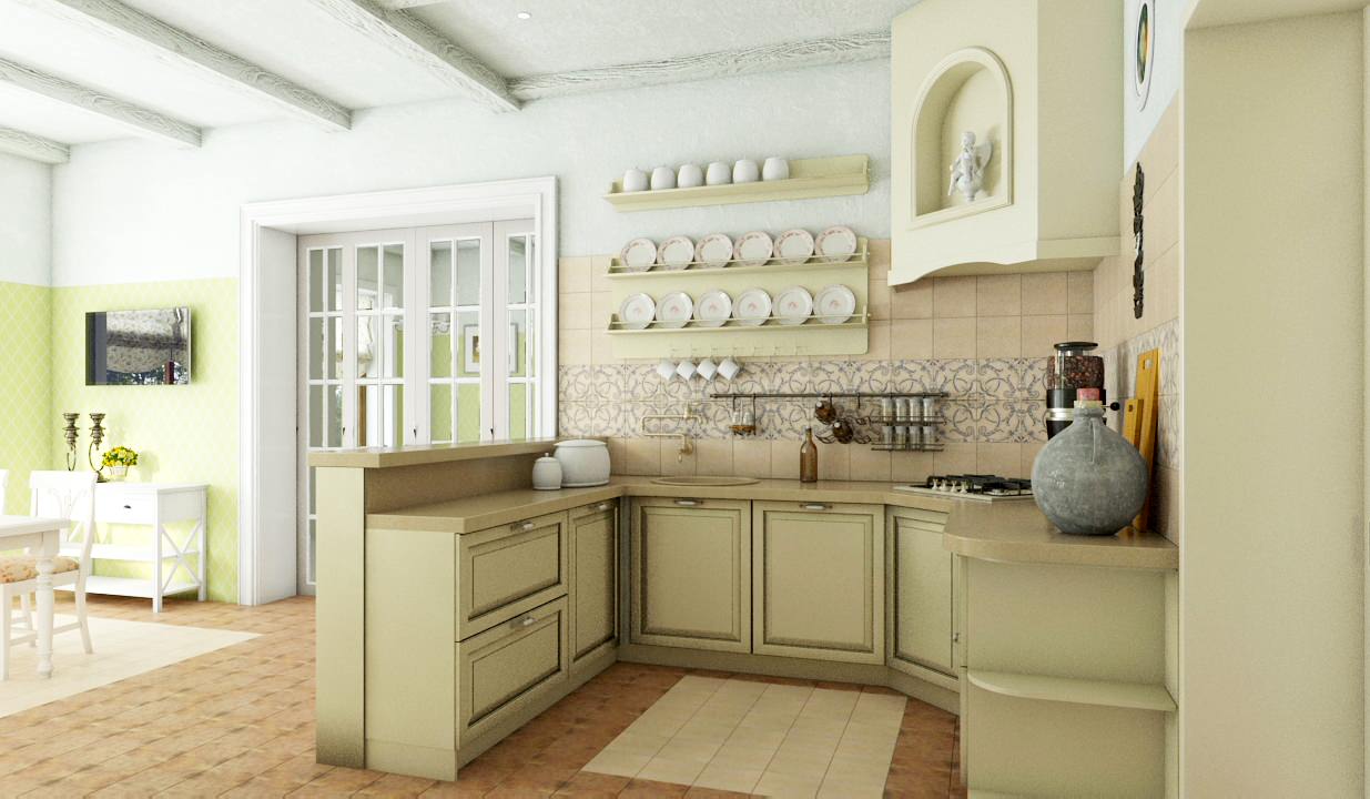 Городской прованс. Дизайн интерьера частного дома