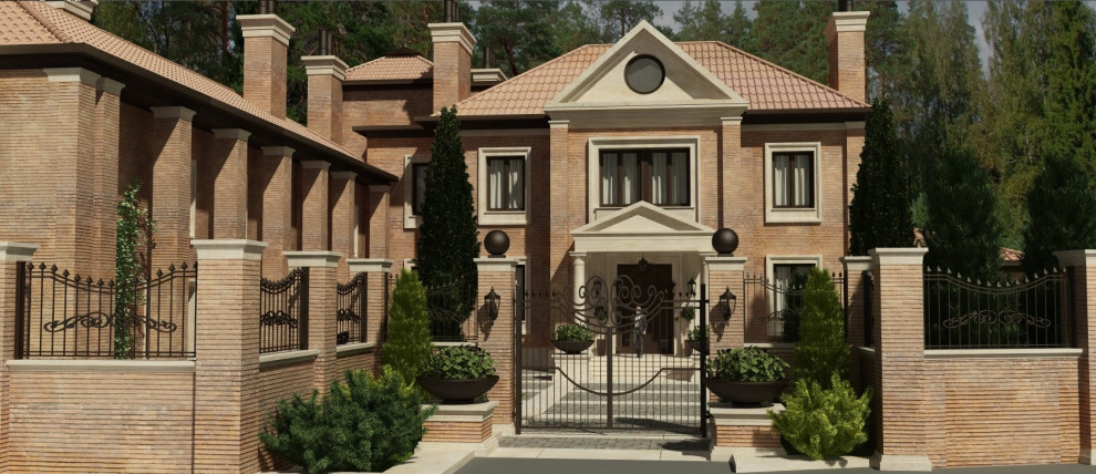 Обложка проекта: Дом в стиле английской классики