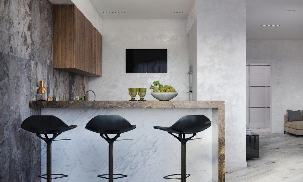 "Расставляем акценты" Проект 4х комнатной квартиры 140 м2