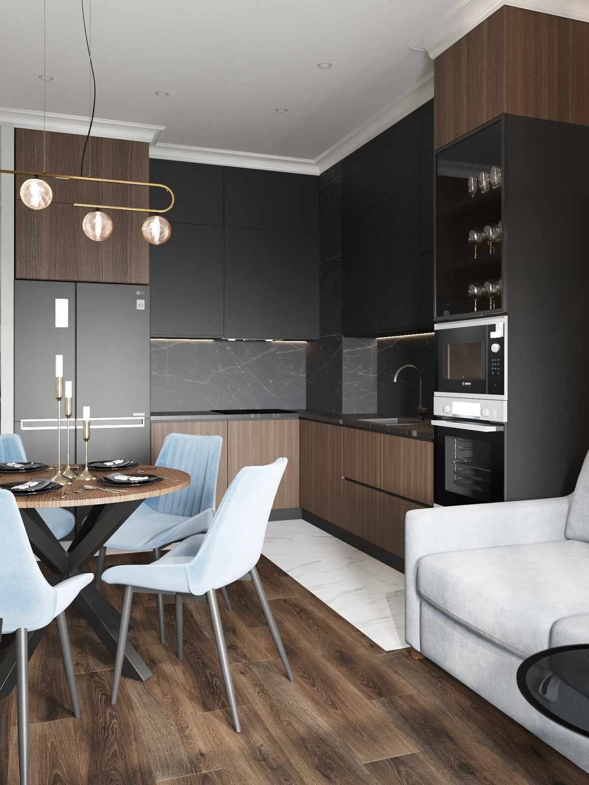 Квартира для семьи в ЖК Скандинавия, Москва