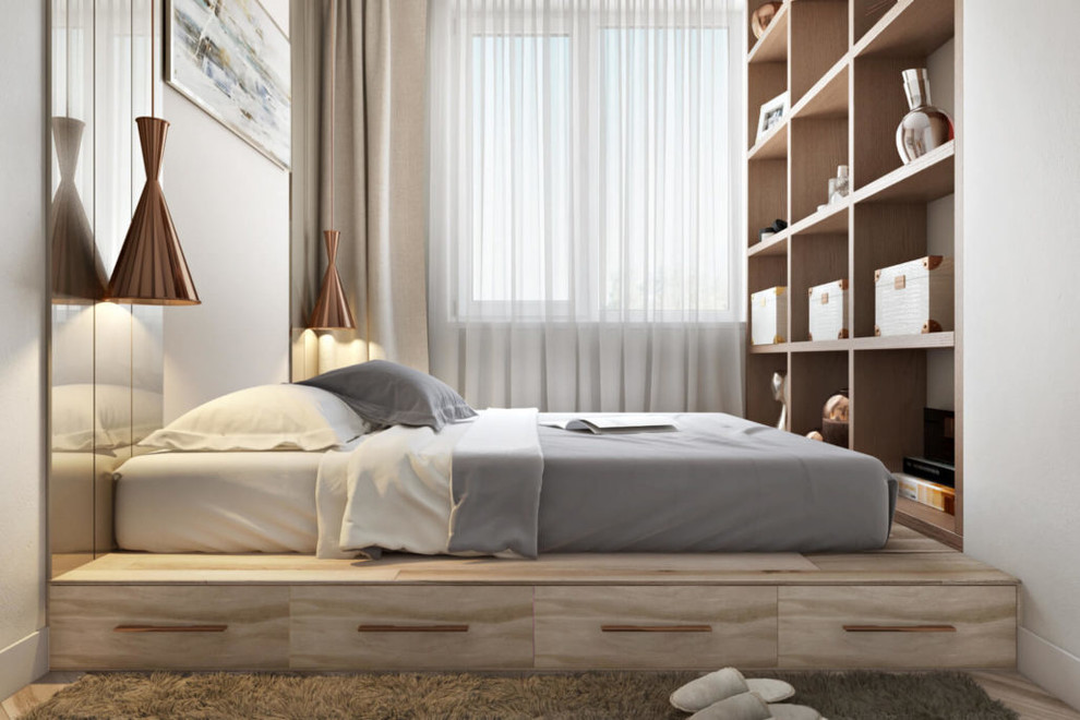 Красивый дизайн интерьера квартиры для молодой пары