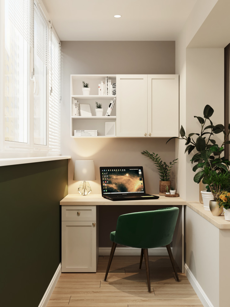 Визуализация кухни и гостиной