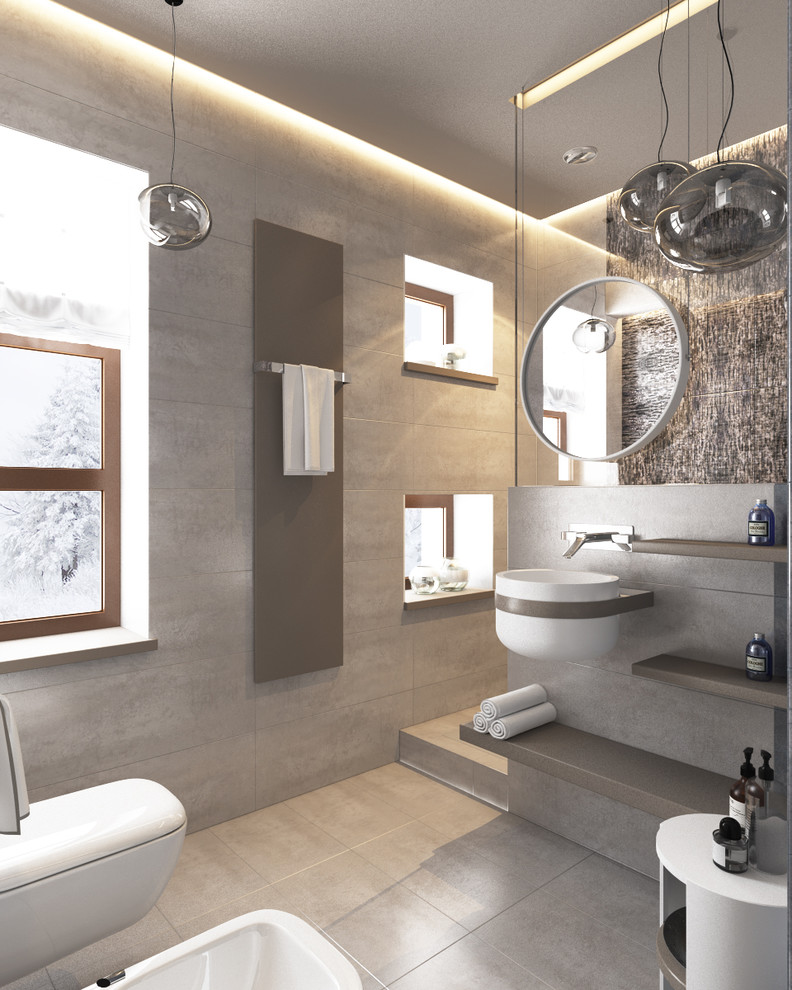 Проекты ванных комнат для разных объектов