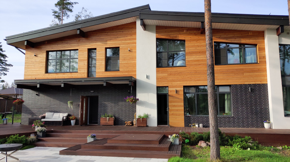 МИНИМАЛИЗМ СО СКАТНОЙ КРОВЛЕЙ