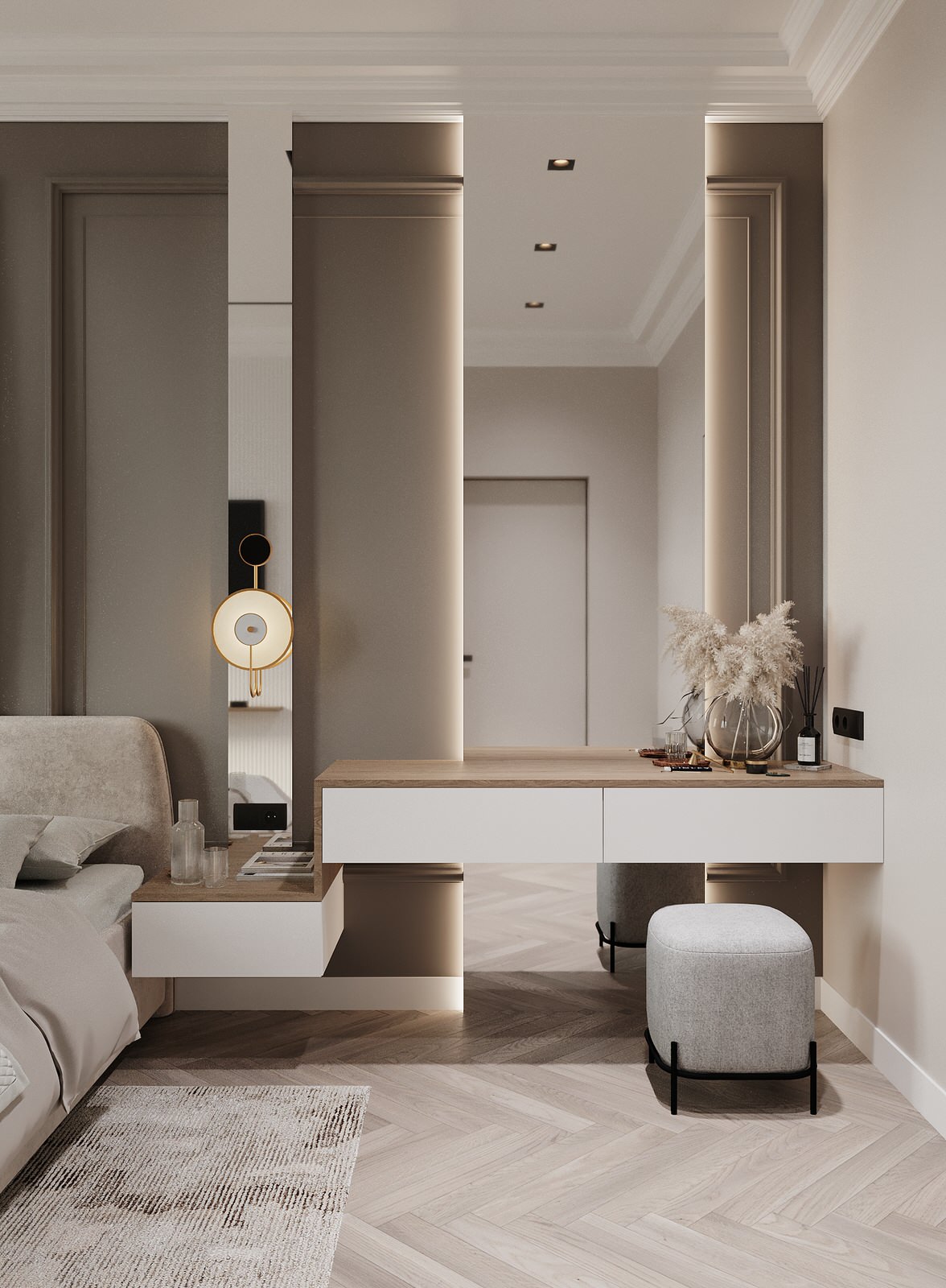 Дизайн спальни, ЖК Новоград