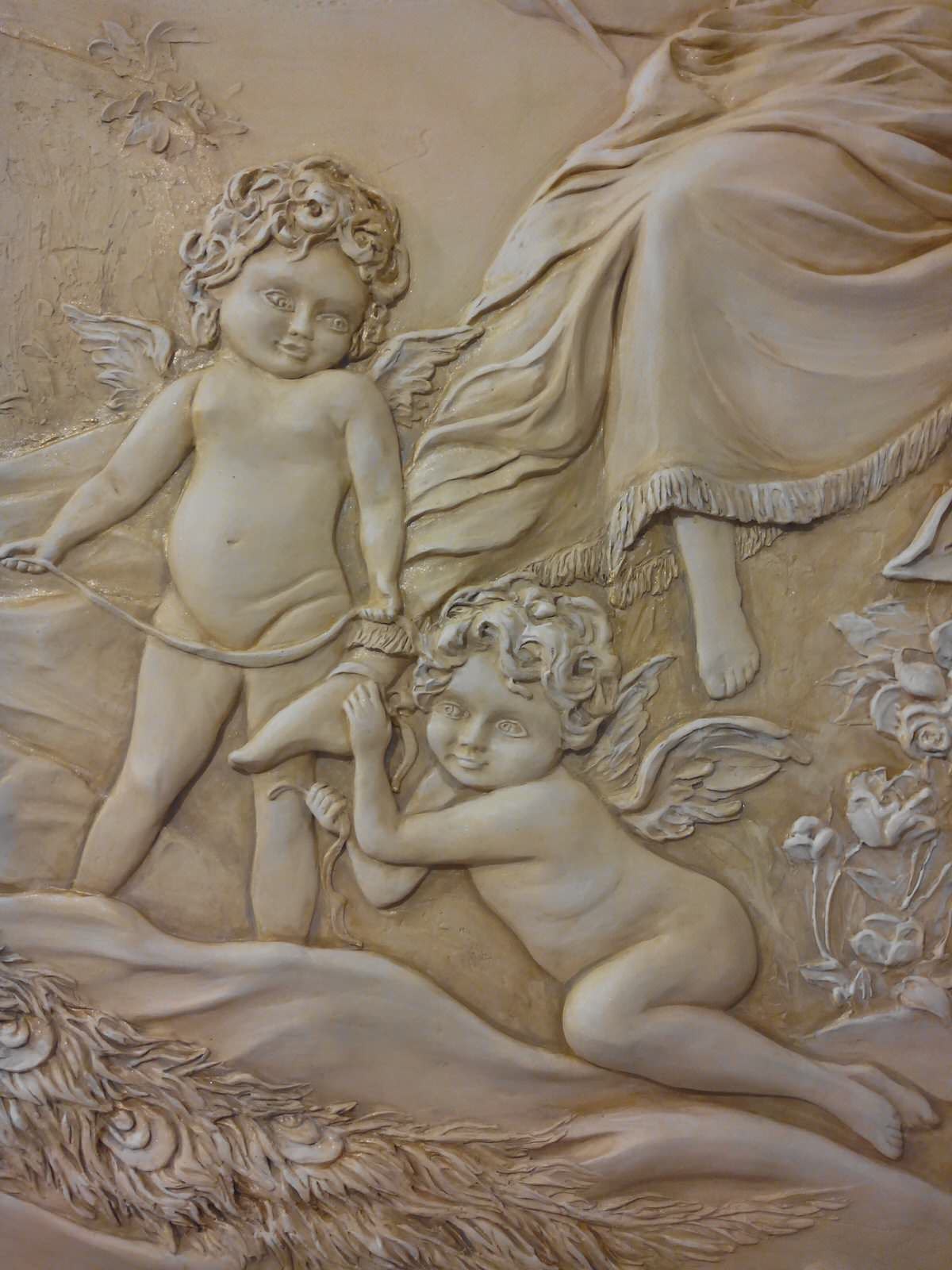 Греко-римские руины, барельеф