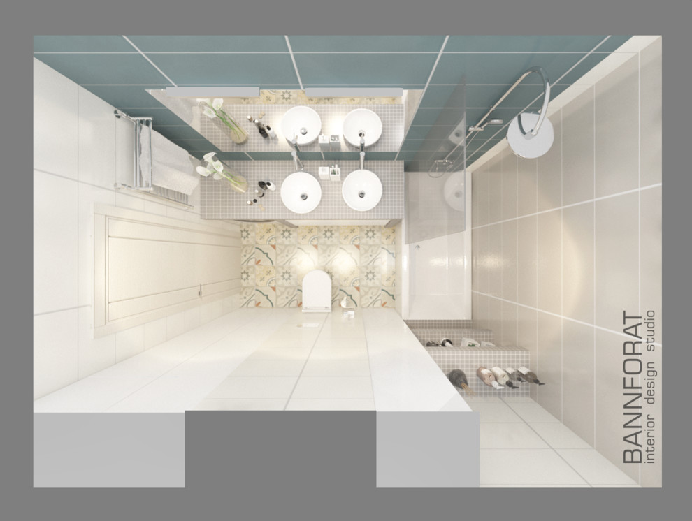 Ванная комната морская