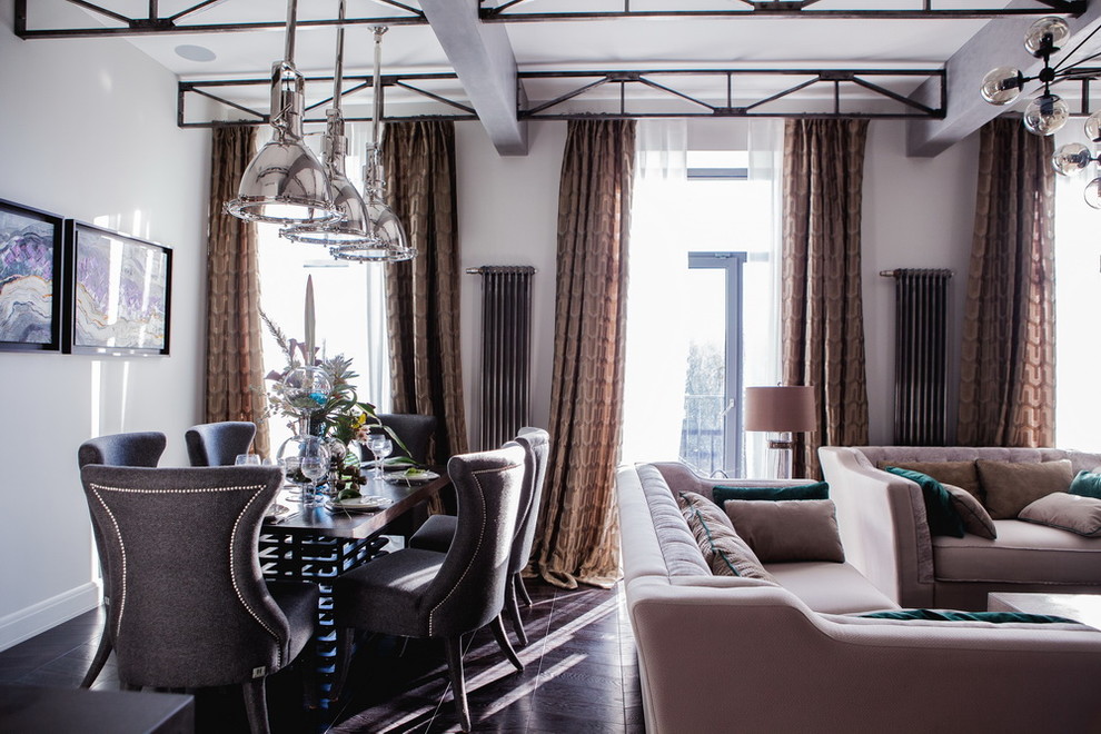 Скромное обаяние буржуа \\ гостиная-кухня