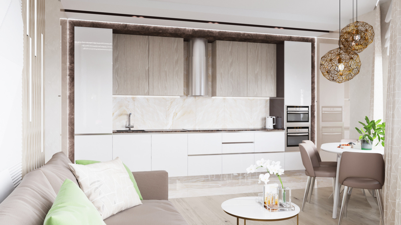 2019г. Квартира 60 м2 в ЖК "Флотилия"