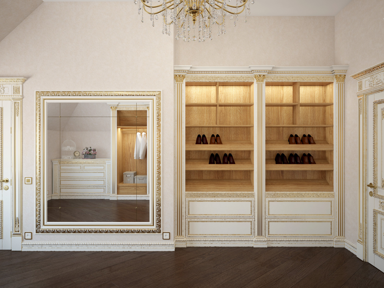 Гардеробная для него