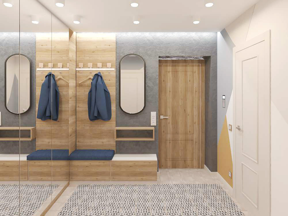 Квартира в г Бор, по мотивам Малевича и Кандинского