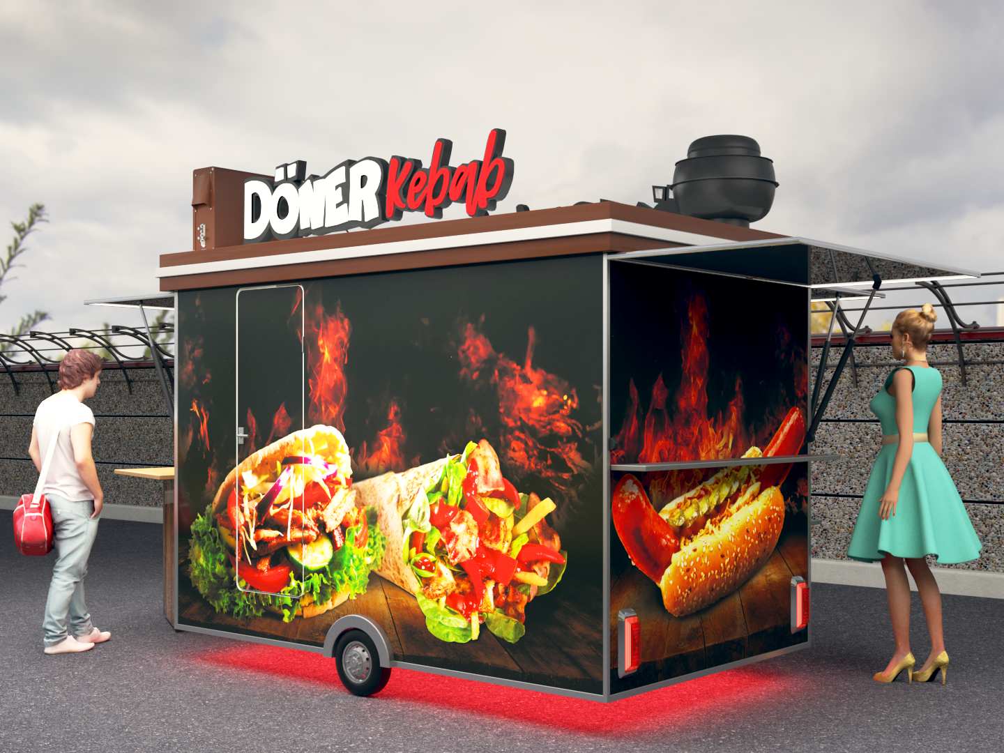 Doner Kebab внешний дизайн фудтрака