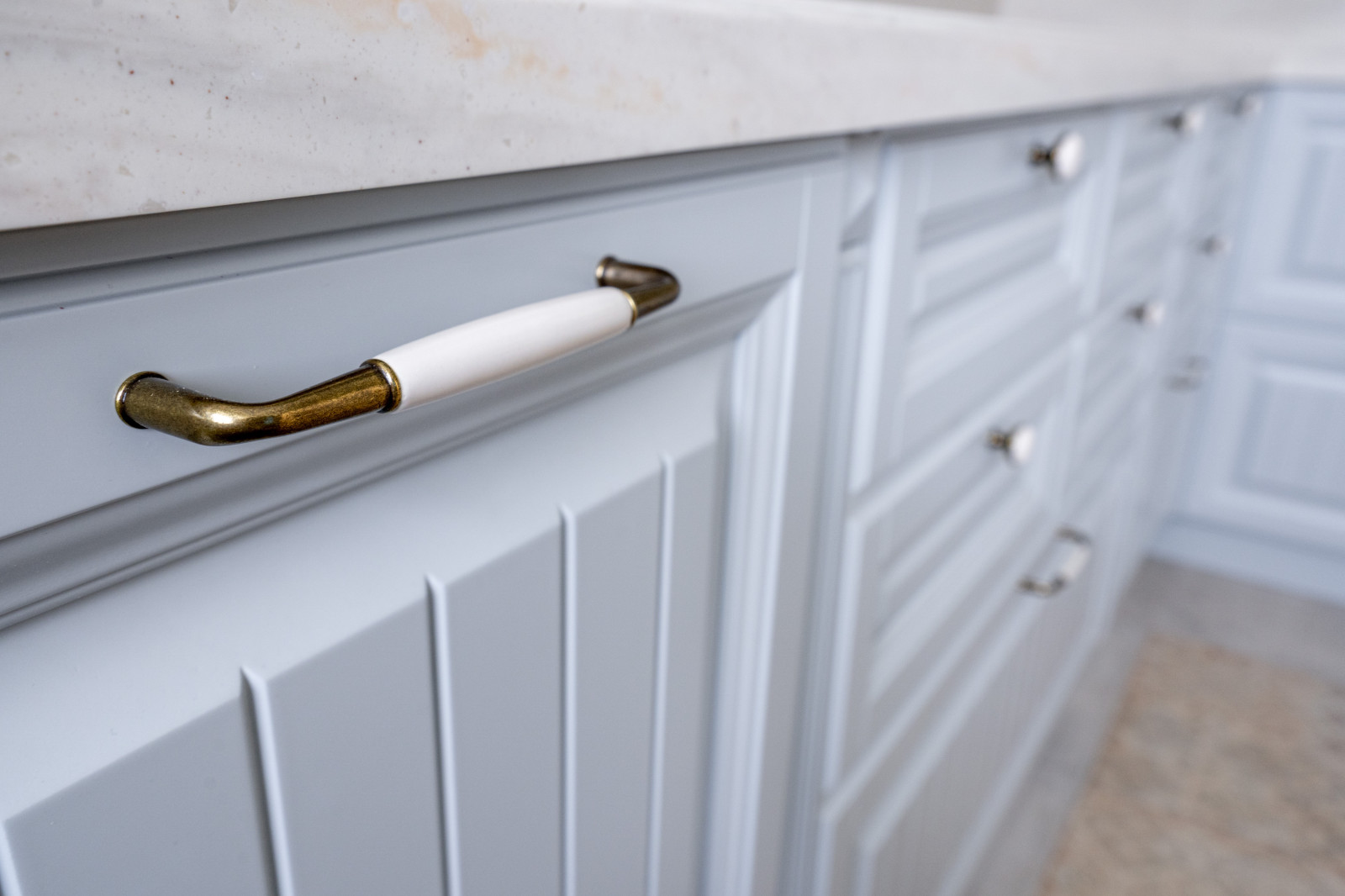 Кухня Прованс из массива бука