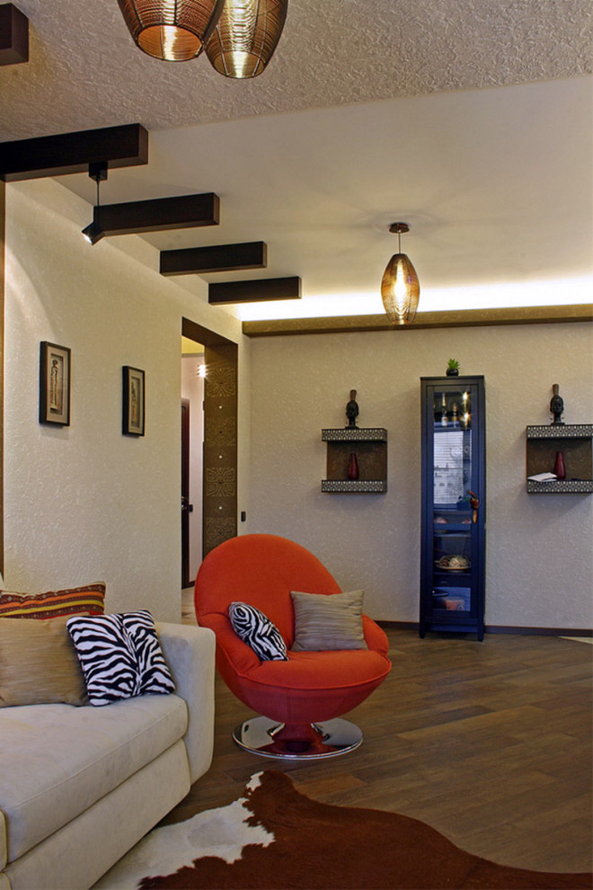 Квартира с африканскими мотивами в г. Обнинске.