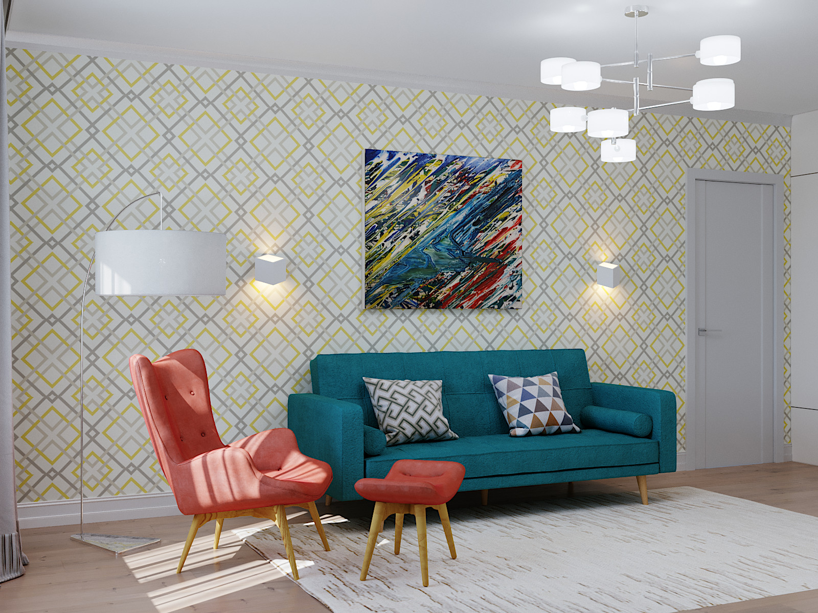 современные кухни/гостиные