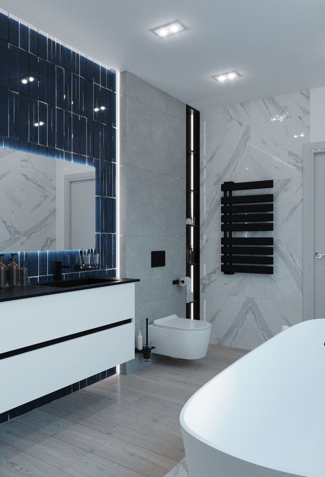 Обложка проекта: Ванная комната в загородном доме