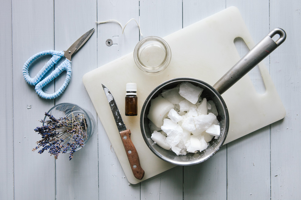 DIY: Лавандовая свеча своими руками