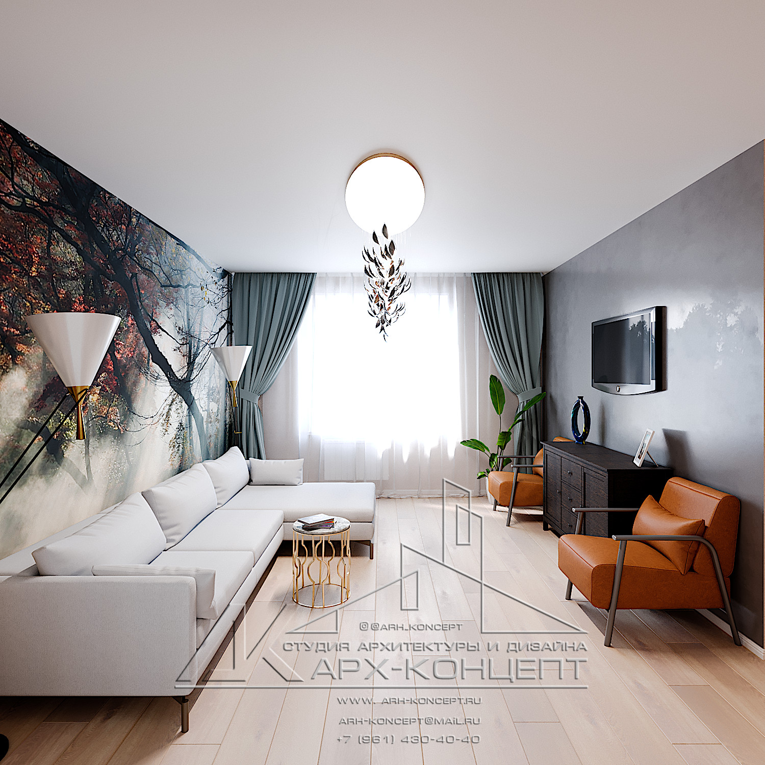 Обложка проекта: Дизайн 3-комнатной квартиры