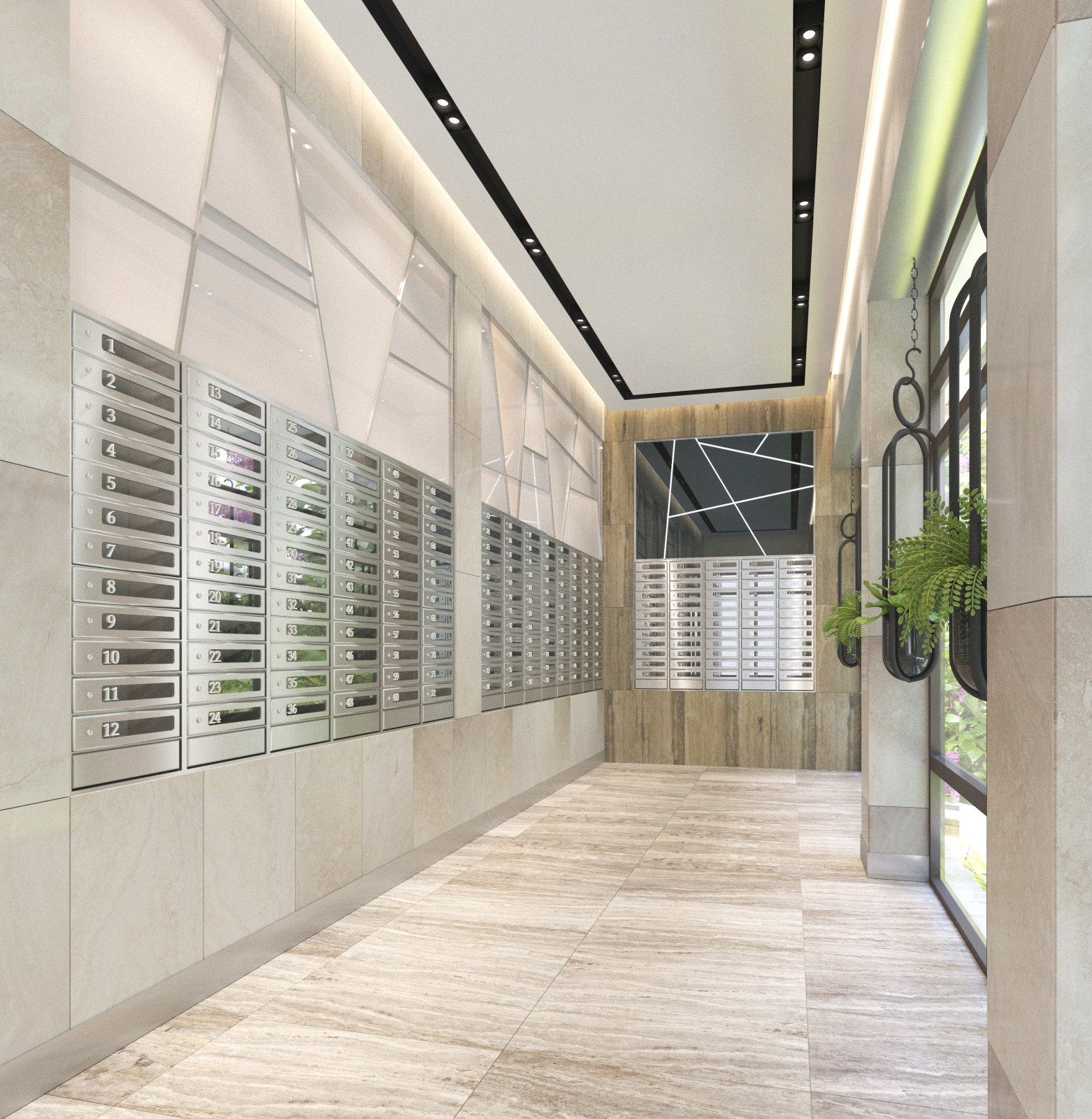 Дизайн-проект входного холла, для Жилого Комплекса.