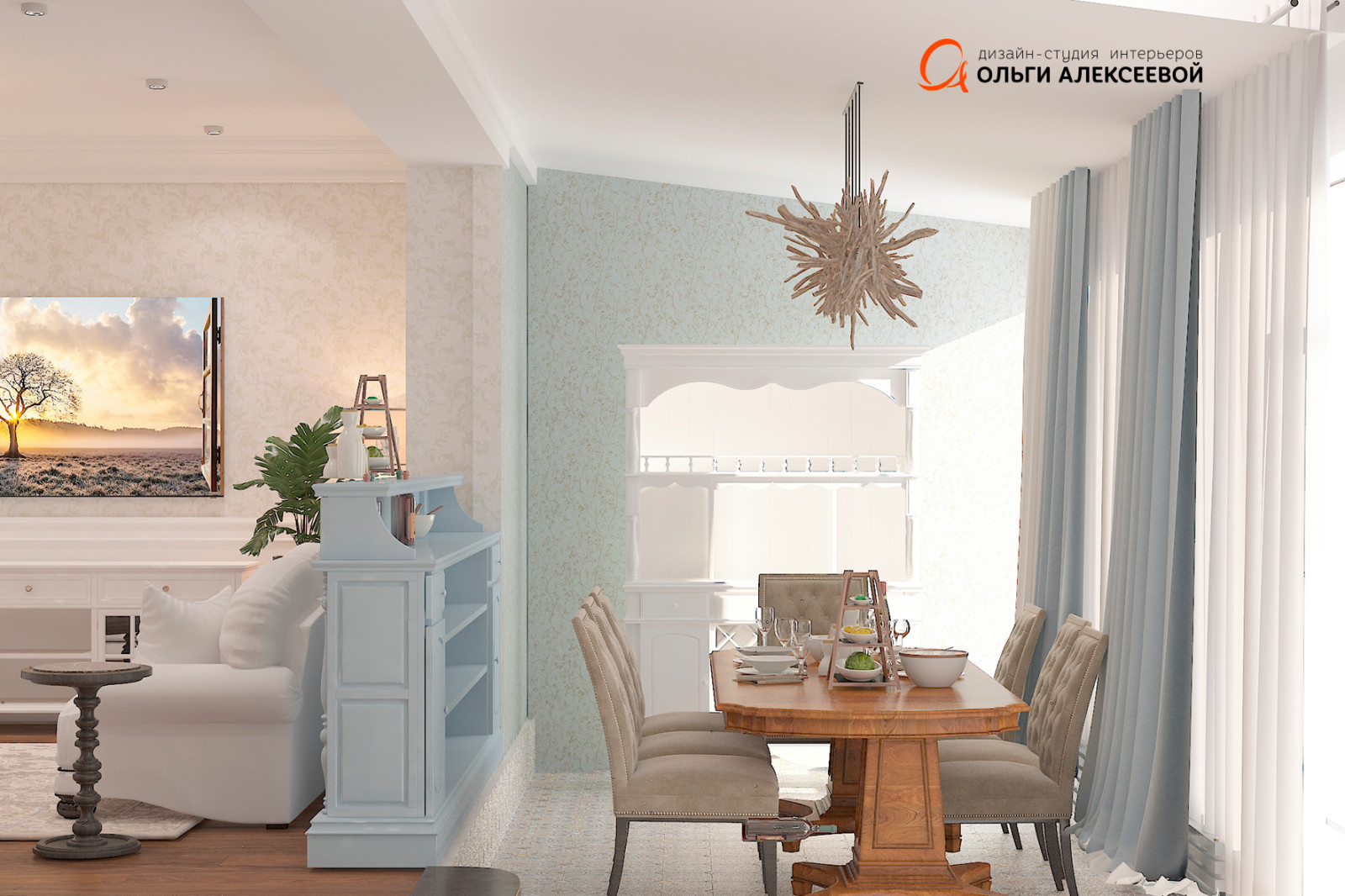 Американская классика в таунхаусе площадью 310 м2.