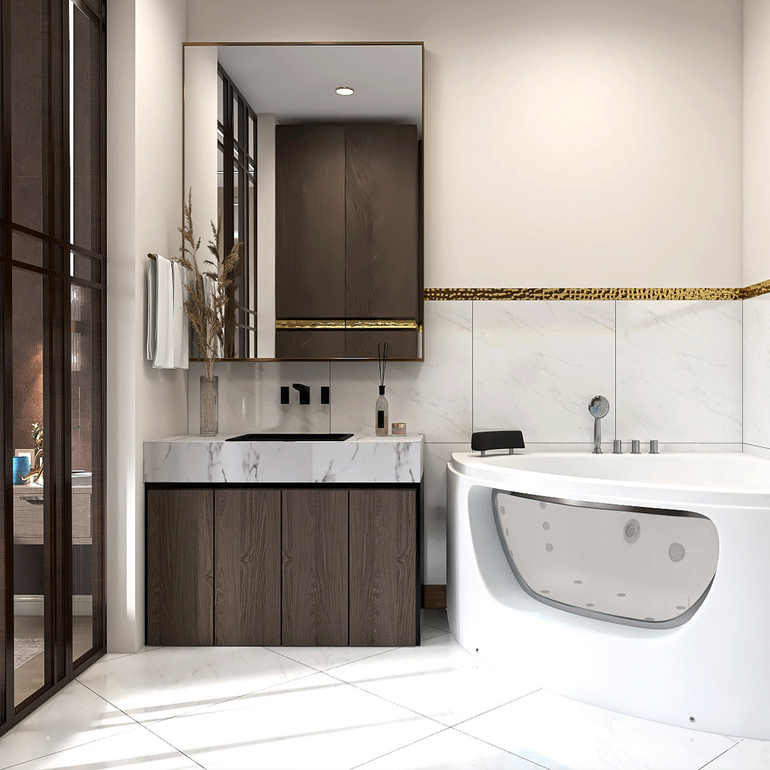 санузел мастер спальни