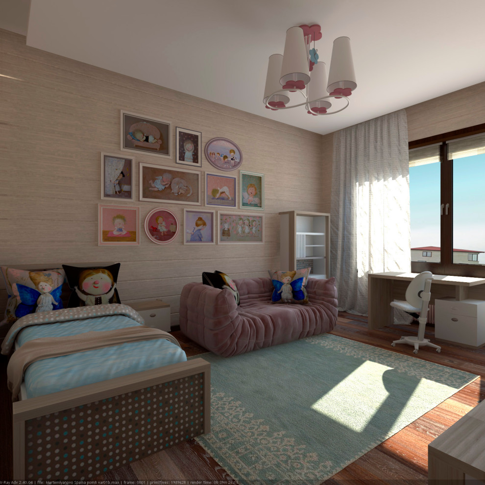 Интерьеры деревянного дома.